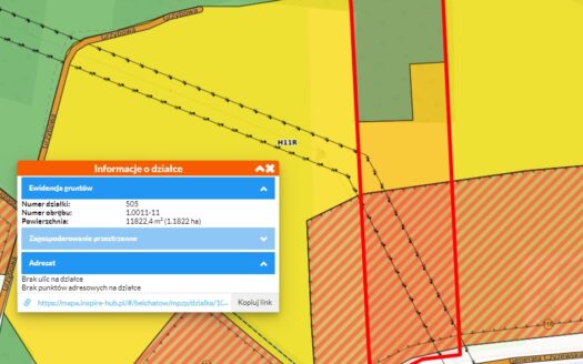 Działka budowlano-rolna w Bełchatowie