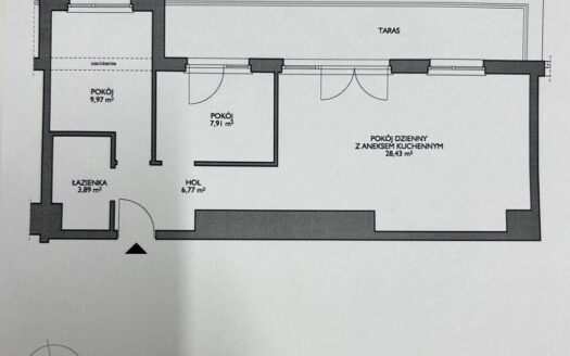 GOTOWE mieszkanie 3 pokojowe widok na las Brak PCC