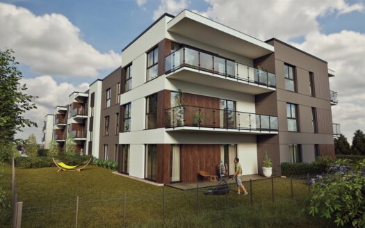 Nowoczesne 2-pokojowe mieszkanie z ogródkiem