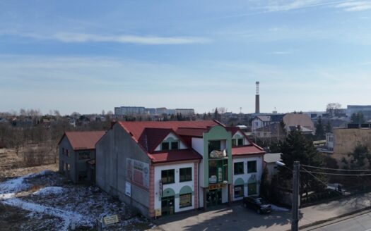 Hala handlowo-usługowa 1200m2 w centrum Bełchatowa