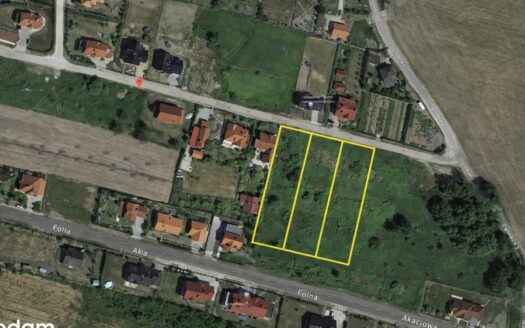 Dobrzykowice Polna działki 1250 m 3 działki