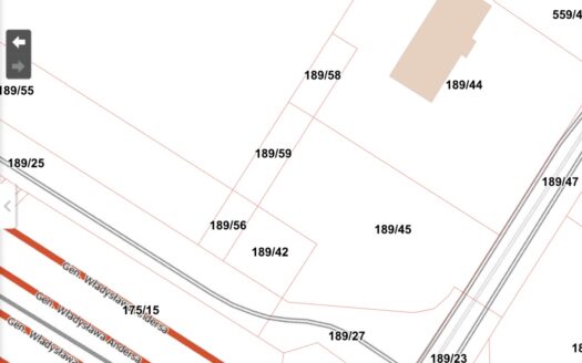działka inwestycyjna przy Andersa