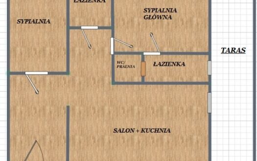 3 pokojowe z 40 m2 Tarasem – Ruczaj